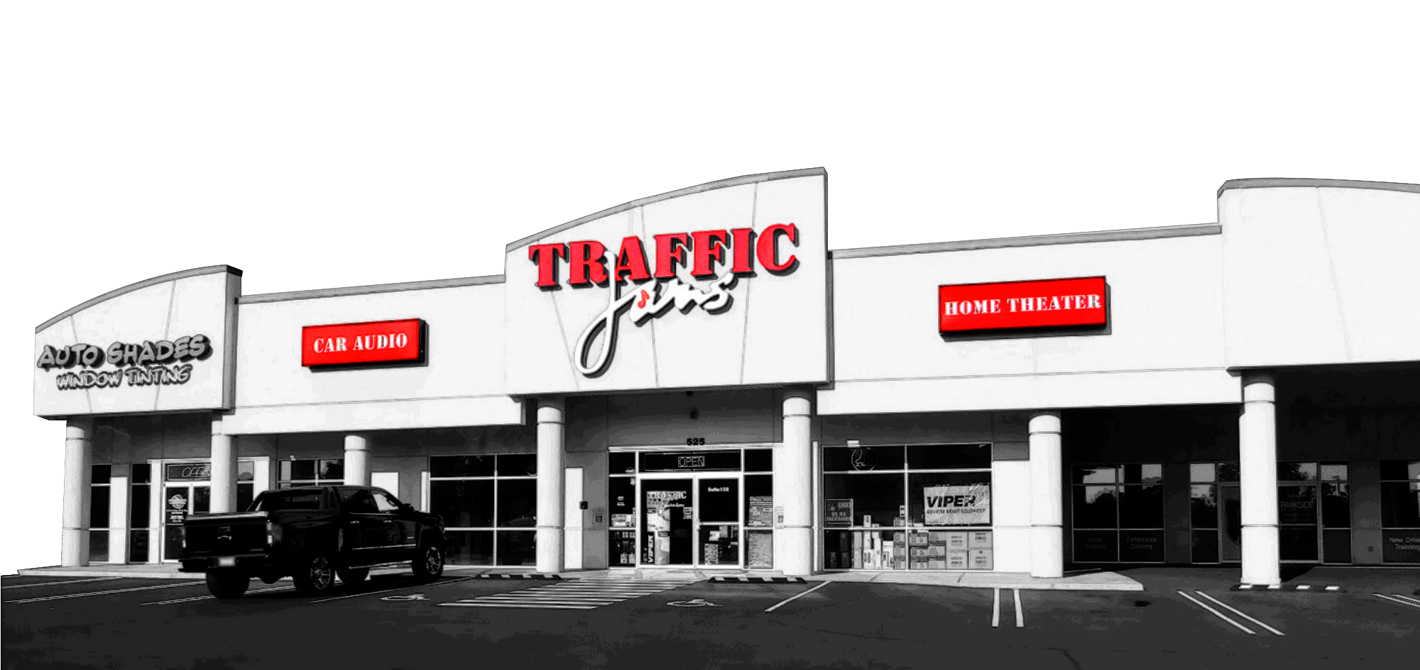 tjams exterior BW - Traffic Jams — Kennewick, WA